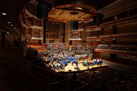 Choir perform at Symphony Hall Community Spirit!